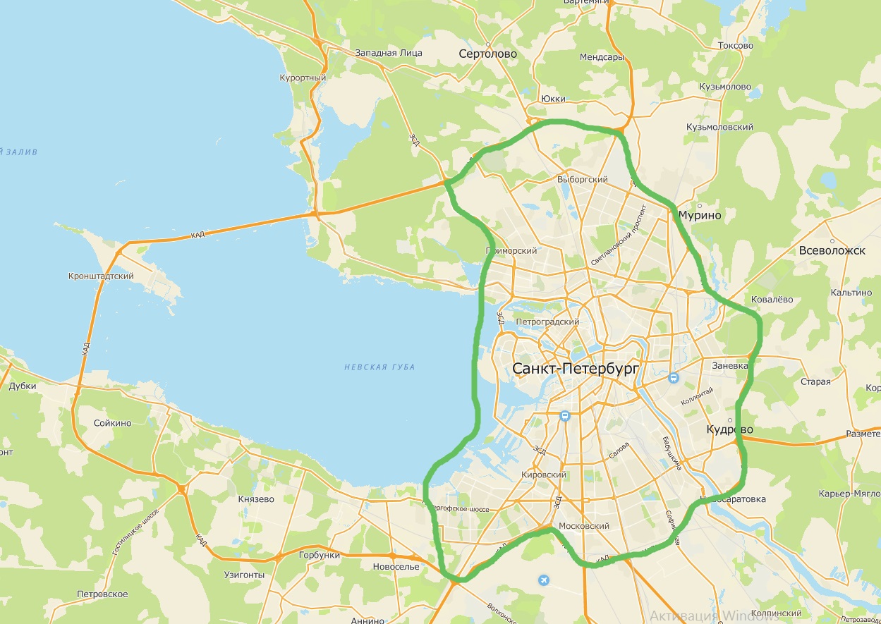 санкт петербург по округам